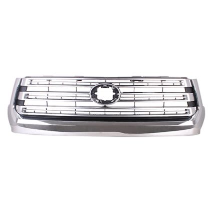 Grille Assembly Billet Type w/Chrome Surround Silver CAPA for Toyota Tundra 2018–2021