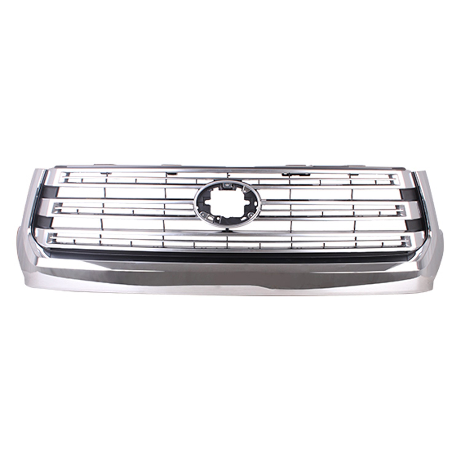Grille Assembly Billet Type w/Chrome Surround Silver CAPA for Toyota Tundra 2018–2021