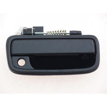 Exterior Door Handle Front Right Smooth Black (Plastic) for Toyota Tacoma 2001–2004