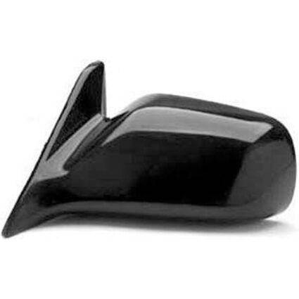 Door Mirror Assembly Left Standard Black USA Built for Toyota Corolla Sedan Wagon 1988–1992
