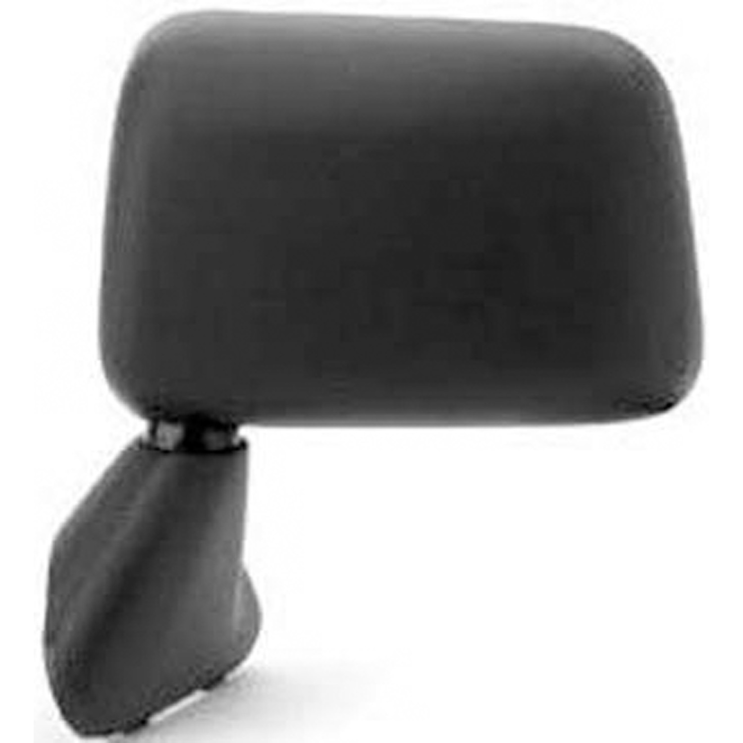 Door Mirror Assembly Left Door Mount Foldaway Manual Black for Toyota Pickup 1987–1988