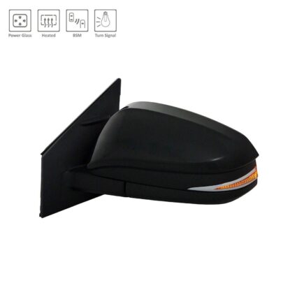 Door Mirror Assembly Left w/Signal Lamp w/Blind Spot Detection From 11-14 North America Built for Toyota RAV4 2015–2018