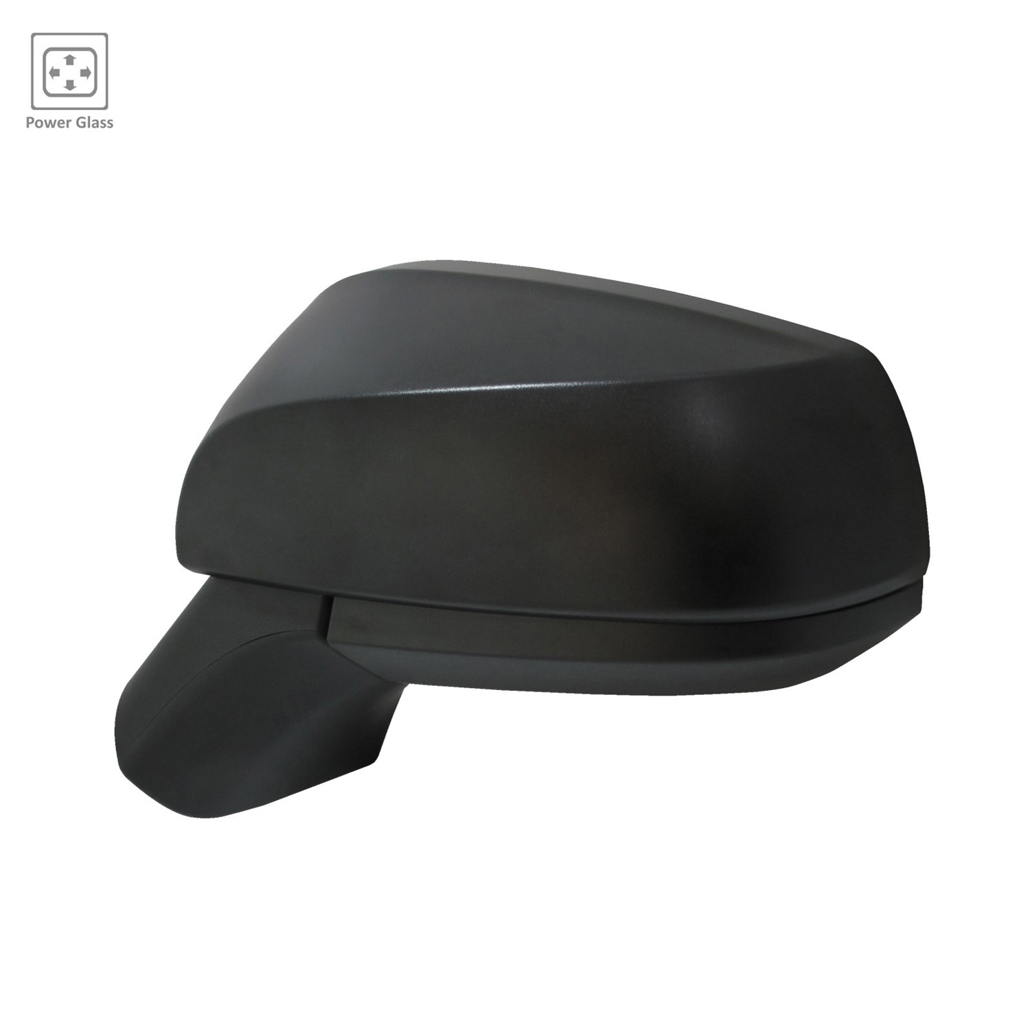 Door Mirror Assembly Left w/o Side View Camera w/o Blind Spot Detection w/Cover Textured for Toyota RAV4 2019–2021