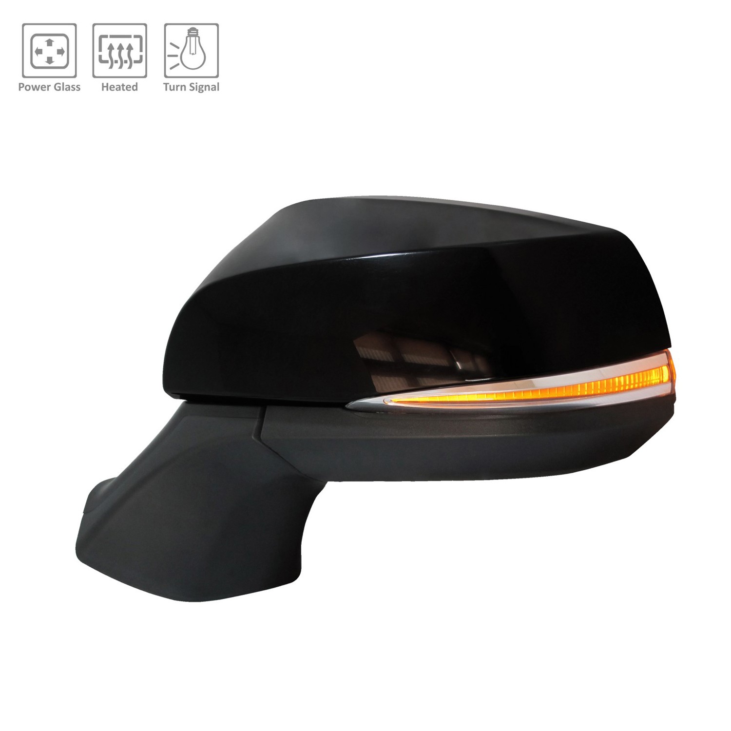 Door Mirror Assembly Left w/o Side View Camera w/o Memory w/o BSD w/Cover for Toyota Highlander 2020–2023