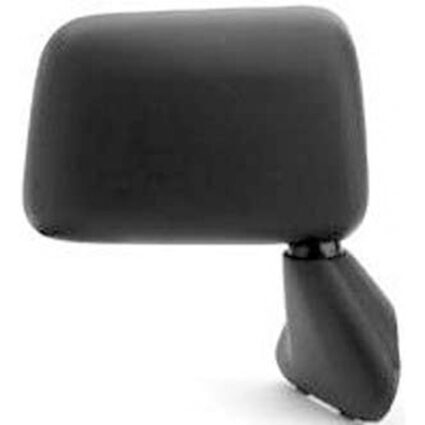 Door Mirror Assembly Right Door Mount Foldaway Manual Black for Toyota Pickup 1987–1988