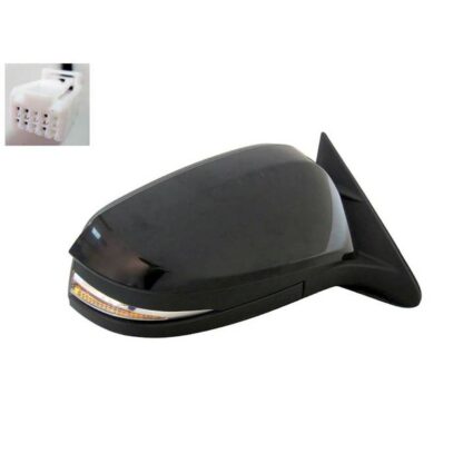 Door Mirror Right w/o Blind Spot Detection w/Cover for Toyota Highlander 2014–2019