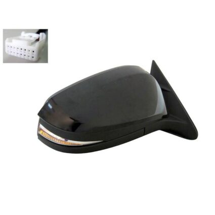 Door Mirror Right w/Blind Spot Detection w/Cover for Toyota Highlander 2014–2019