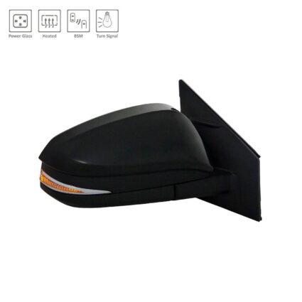 Door Mirror Assembly Right w/Signal Lamp w/Blind Spot Detection From 11-14 North America Built for Toyota RAV4 2015–2018