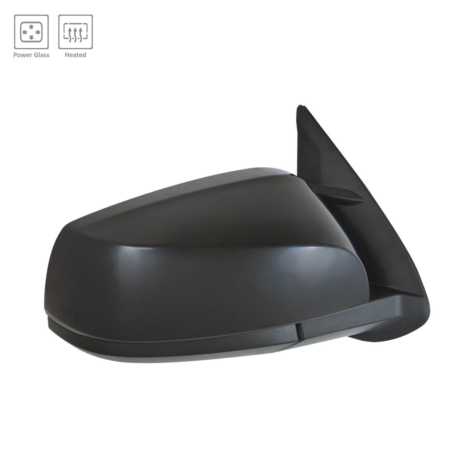 Door Mirror Right w/o Blind Spot Detection w/o Signal Lamps w/Cover for Toyota Tacoma 2016–2023