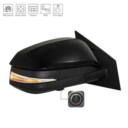 Door Mirror Assembly Right w/Signal Lamp w/BSD w/Camera 16 Pin Japan Built for Toyota RAV4 Hybrid Limited Hybrid XLE Hybrid SE Hybrid LE+ 2016–2018