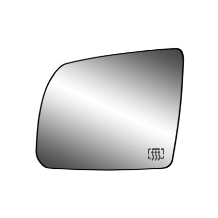 Door Mirror Glass Left w/Cold Climate Spec Heated Flat for Toyota Sequoia Tundra