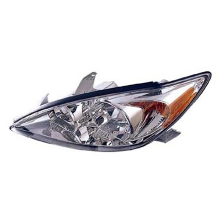 Headlight Assembly Composite Left Chrome for Toyota Camry LE XLE 2002–2004
