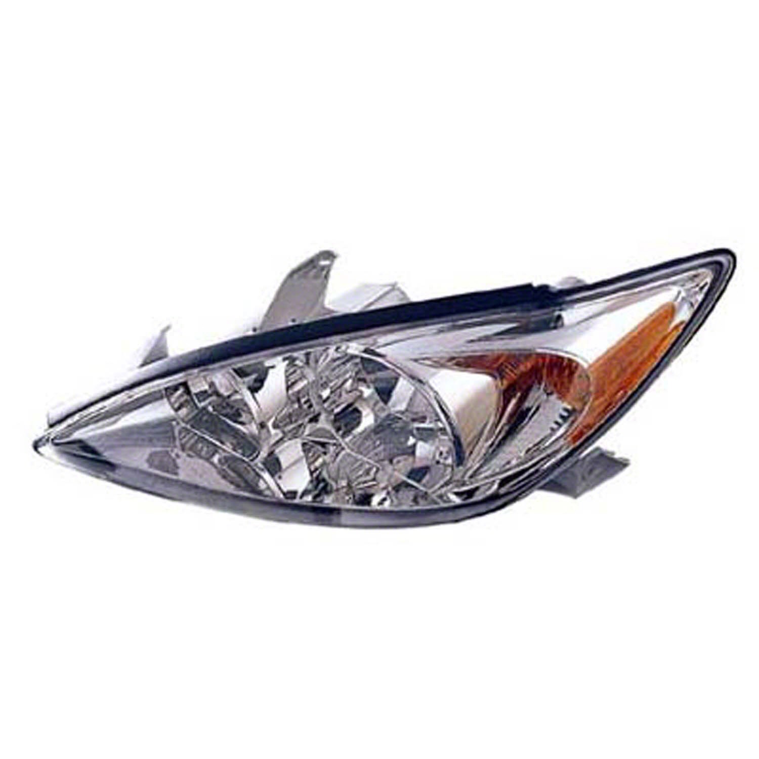 Headlight Assembly Composite Left Chrome for Toyota Camry LE XLE 2002–2004