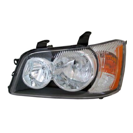 Headlight Assembly Composite Left w/o Bulbs CAPA for Toyota Highlander 2001–2003