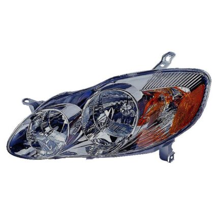Headlight Assembly Composite Left CAPA for Toyota Corolla S 2003–2004