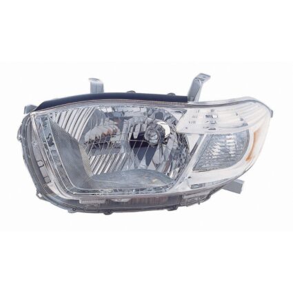 Headlight Assembly Composite Left Japan Built CAPA for Toyota Highlander Limited Base 2008–2010