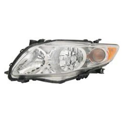 Headlight Assembly Composite Left for Toyota Corolla Base LE XLE CE 2009–2010