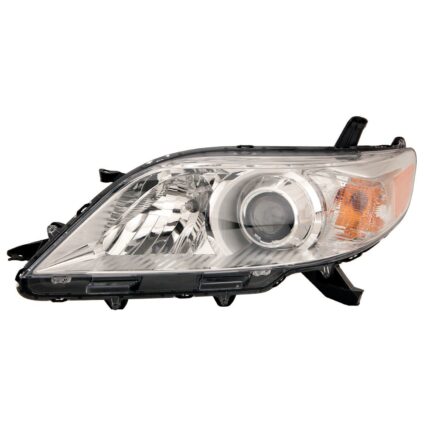 Headlight Assembly Composite Left Halogen w/o LED DRL CAPA for Toyota Sienna Limited Base LE XLE L 2011–2020