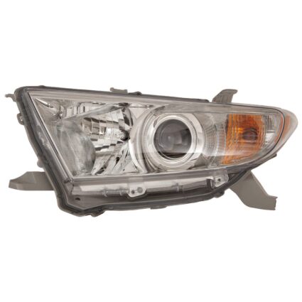Headlight Assembly Composite Left USA Built CAPA for Toyota Highlander 2011–2013