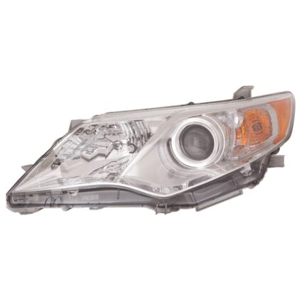 Headlight Assembly Composite Left Halogen CAPA for Toyota Camry L LE Hybrid LE Hybrid XLE XLE Hybrid SE 2012–2014