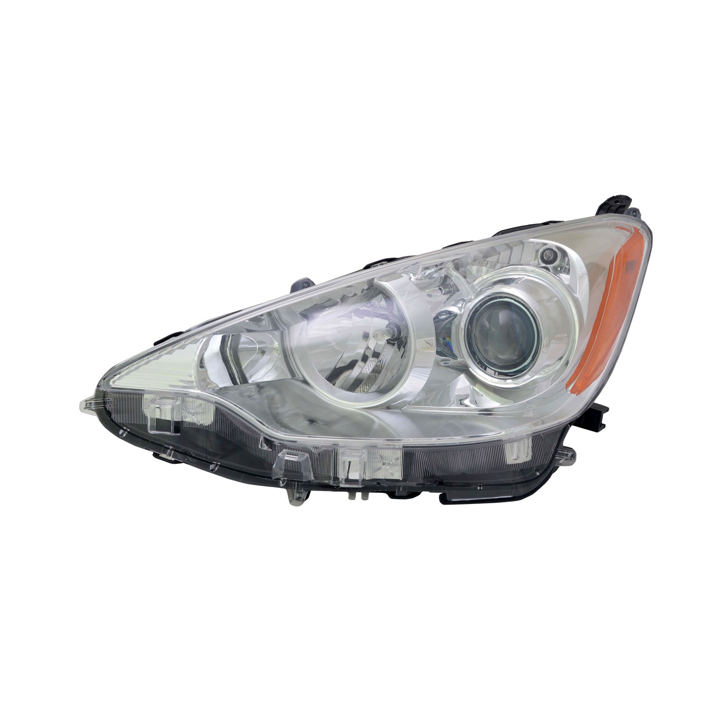 Headlight Assembly Composite Left for Toyota Prius C 2012–2014