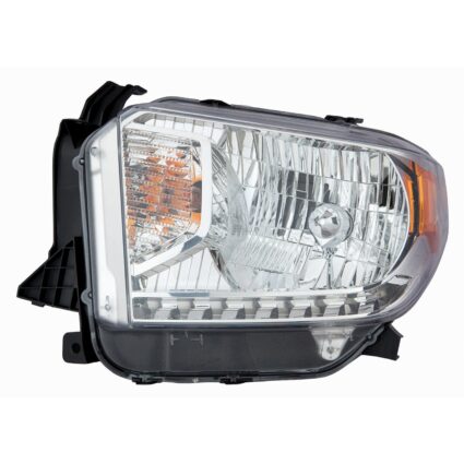 Headlight Assembly Composite Left Halogen w/o Level Adjuster CAPA for Toyota Tundra Limited SR SR5 2014–2015