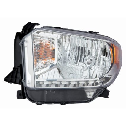 Headlight Assembly Composite Left Halogen w/Level Adjuster for Toyota Tundra Limited SR SR5 2014–2017