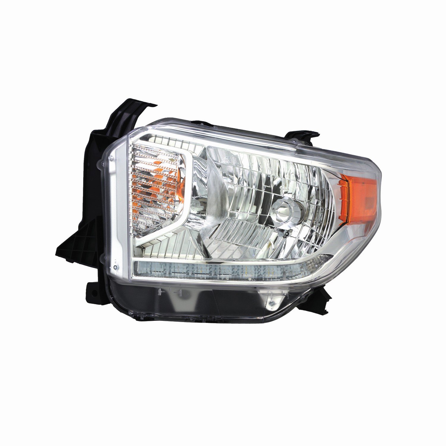 Headlight Assembly Composite Left Halogen LED Daytime Running Lights for Toyota Tundra Platinum 1794 Edition 2014–2017