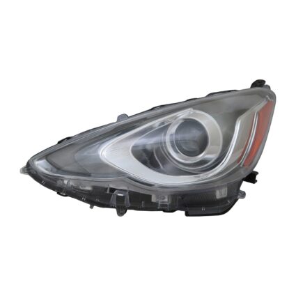 Headlight Assembly Composite Left CAPA for Toyota Prius C 2015–2017