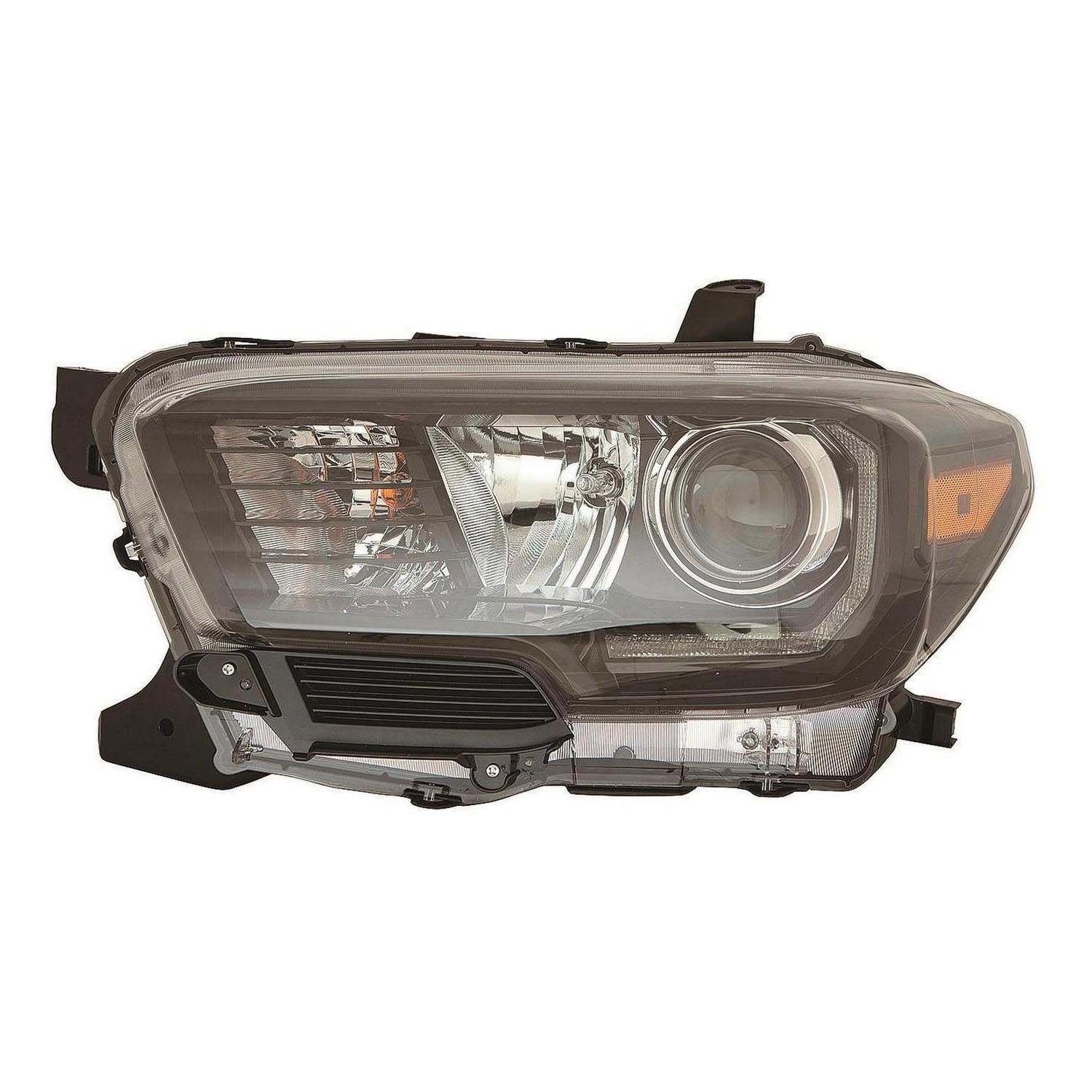 Headlight Assembly Composite Left w/LED DRL w/LED Fog Lamps for Toyota Tacoma 2017–2019