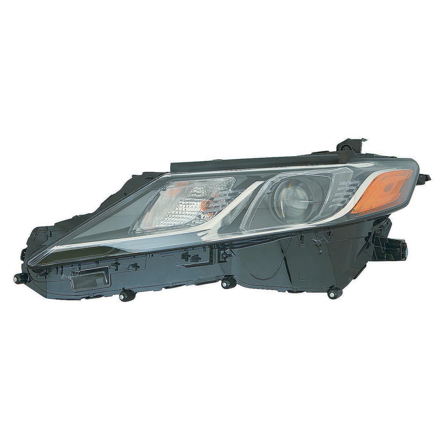 Headlight Assembly Composite Left North America Built CAPA for Toyota Camry L LE SE 2018