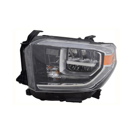 Headlight Assembly Composite Left LED w/o Smoke Lens CAPA for Toyota Tundra 2018–2021