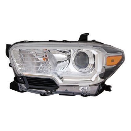 Headlight Assembly Composite Left w/o LED Daytime Running Lamps w/Fog Lamps CAPA for Toyota Tacoma 2019–2023