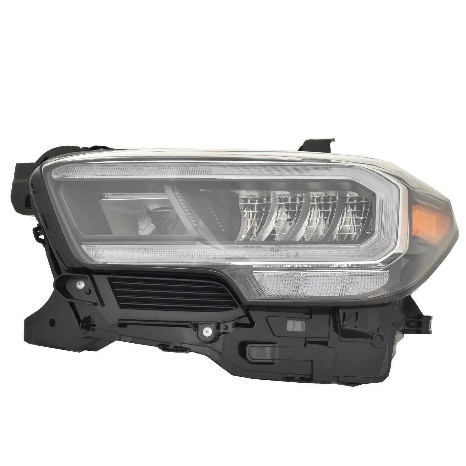 Headlight Assembly Composite Left w/o TRD Pro Pkg CAPA for Toyota Tacoma Limited TRD Sport TRD Off-Road 2020–2023