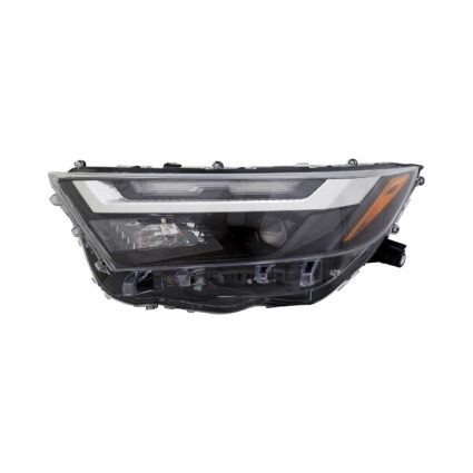 Headlight Assembly Composite Left LED w/Bulb Signal Lamp North America Built for Toyota RAV4 Adventure Trail XLE Premium TRD Off-Road XLE LE Hybrid LE 2022–2024