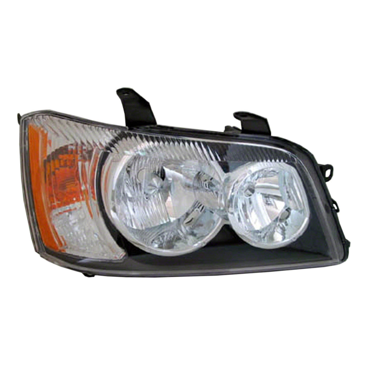 Headlight Assembly Composite Right w/o Bulbs CAPA for Toyota Highlander 2001–2003