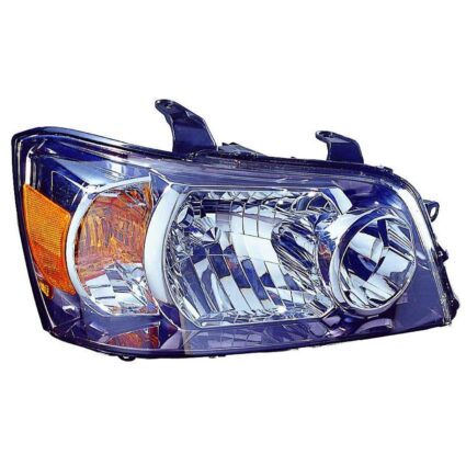 Headlight Assembly Composite Right w/o Bulbs CAPA for Toyota Highlander 2004–2006