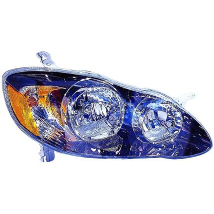 Headlight Assembly Composite Right USA Built CAPA for Toyota Corolla S XRS 2005–2008