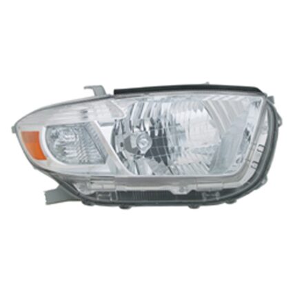 Headlight Assembly Composite Right Japan Built for Toyota Highlander Limited Base 2008–2010