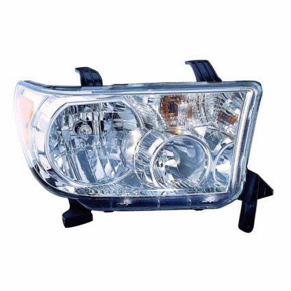 Headlight Assembly Composite Right w/Level Adjuster CAPA for Toyota Tundra 2009–2013