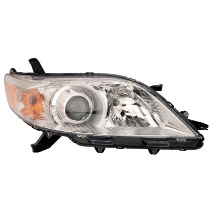 Headlight Assembly Composite Right Halogen w/o LED DRL CAPA for Toyota Sienna Limited Base LE XLE L 2011–2020