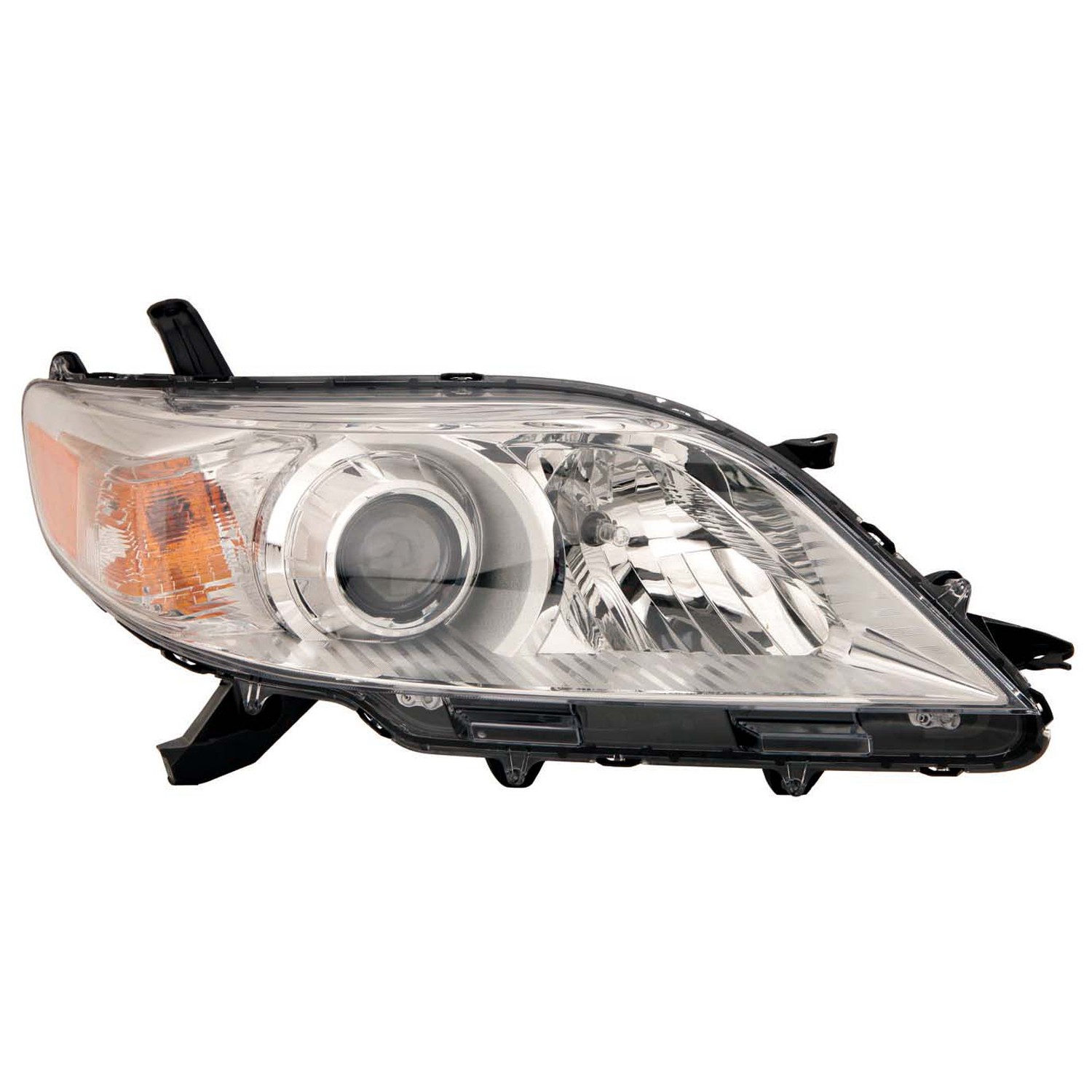 Headlight Assembly Composite Right Halogen w/o LED DRL CAPA for Toyota Sienna Limited Base LE XLE L 2011–2020