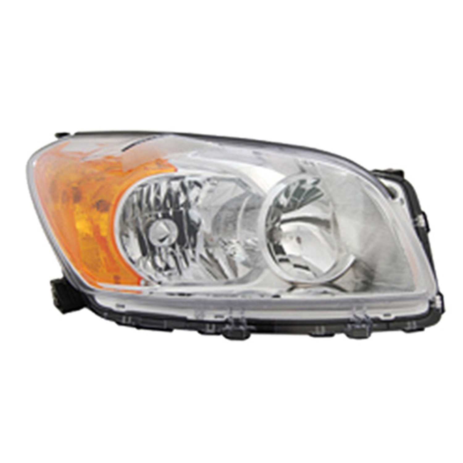 Headlight Assembly Composite Right USA Built CAPA for Toyota RAV4 Limited Base 2009–2012