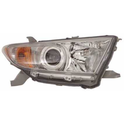 Headlight Assembly Composite Right USA Built CAPA for Toyota Highlander 2011–2013