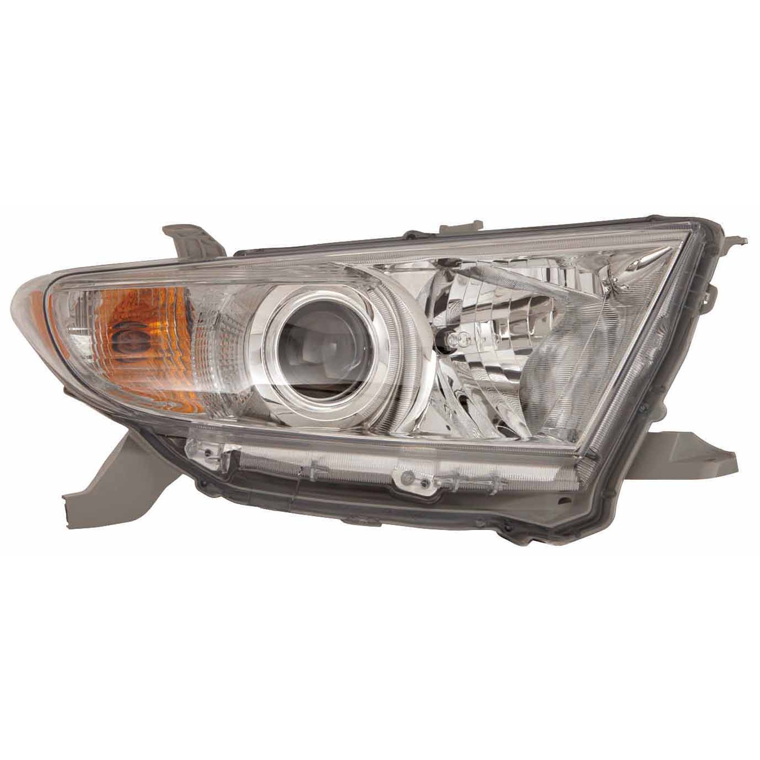 Headlight Assembly Composite Right USA Built CAPA for Toyota Highlander 2011–2013