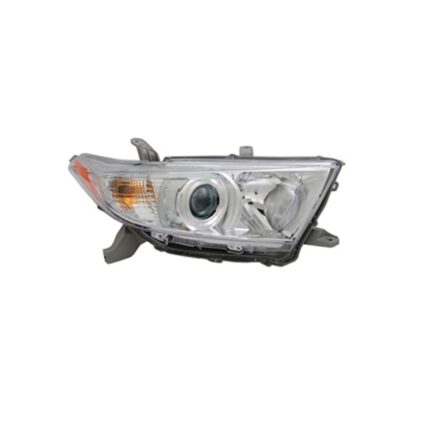 Headlight Assembly Composite Right USA Built for Toyota Highlander 2011–2013