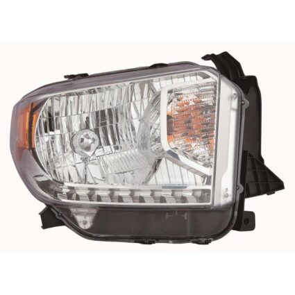 Headlight Assembly Composite Right Halogen w/Level Adjuster CAPA for Toyota Tundra Limited SR SR5 2014–2017