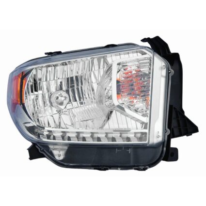 Headlight Assembly Composite Right Halogen w/Level Adjuster for Toyota Tundra Limited SR SR5 2014–2017