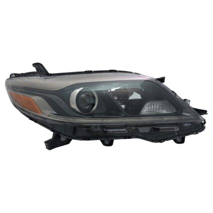 Headlight Assembly Composite Right Halogen w/LED DRL CAPA for Toyota Sienna SE 2015–2019