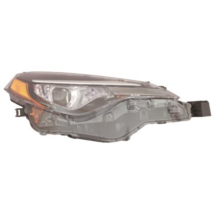 Headlight Assembly Composite Right Bi-LED w/LED DRL for Toyota Corolla L LE LE Eco CE 2017–2019